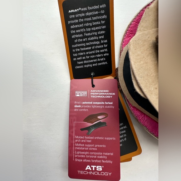 ARIAT Rare Gypsy Soule Collection Limited Edition Pink & Sassy Crystal Size 7,5 - Picture 15 of 17